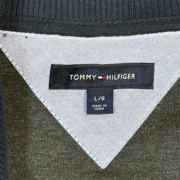Tommy Hilfiger Men's Large 1/4 Zip Pullover Sweatshirt - Pre-Owned, Excellent - Picture 4 of 6